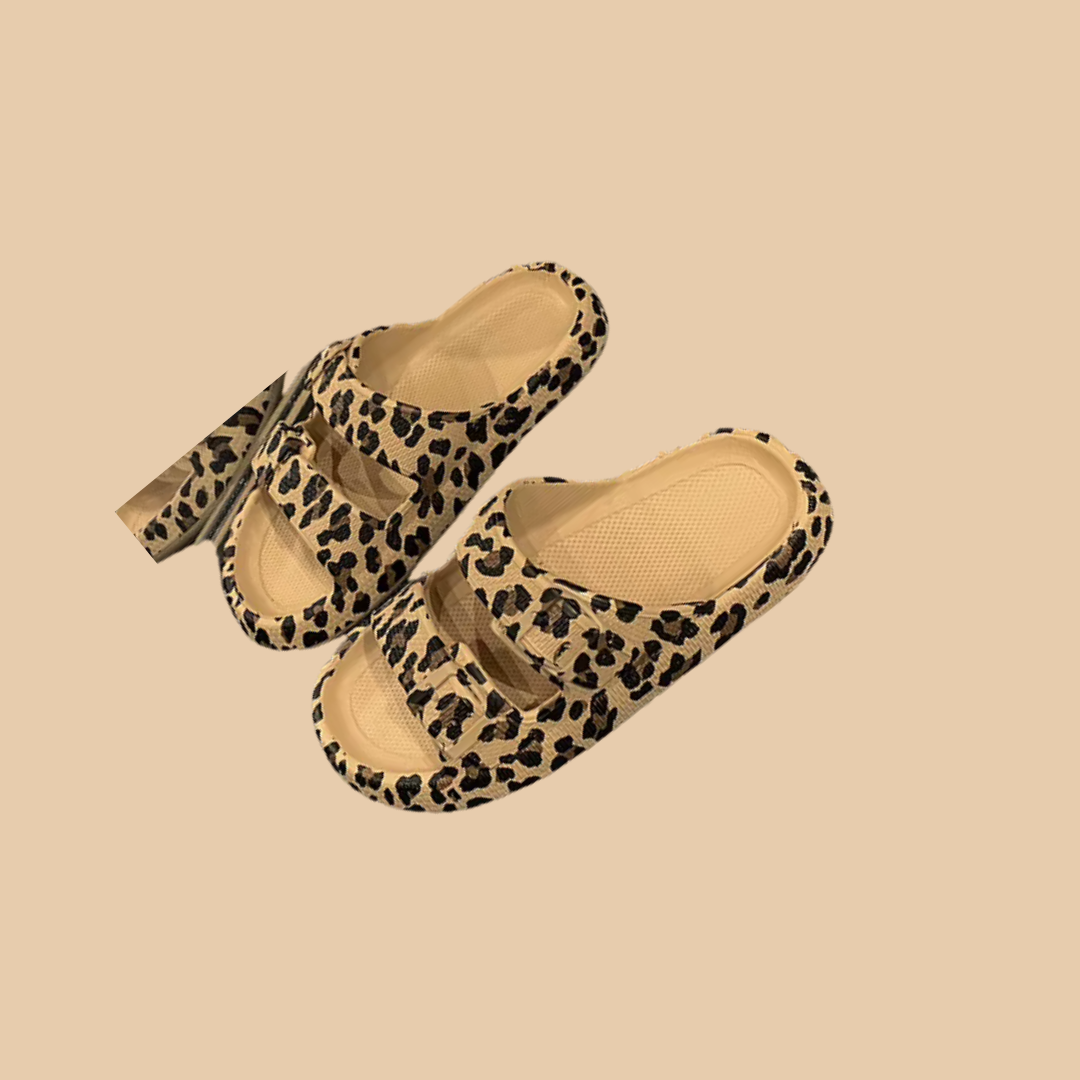 Leopard Cloud Slides | כפכפי נוחות