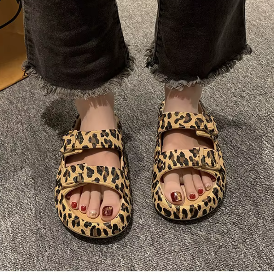 Leopard Cloud Slides | כפכפי נוחות
