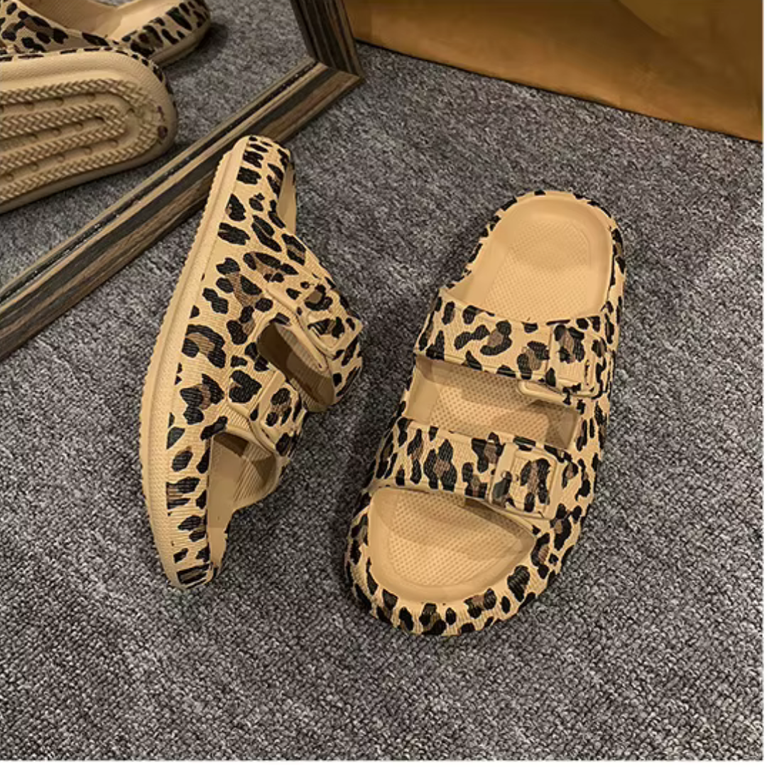 Leopard Cloud Slides | כפכפי נוחות