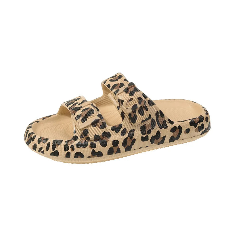 Leopard Cloud Slides | כפכפי נוחות
