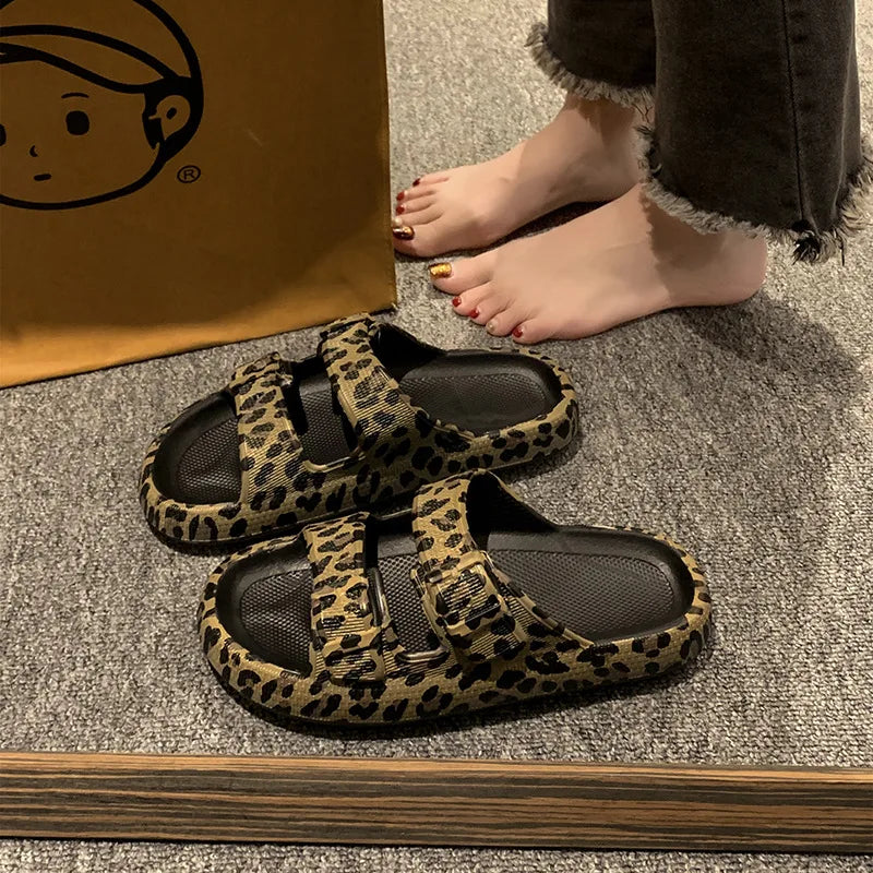 Leopard Cloud Slides | כפכפי נוחות