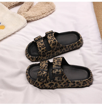 Leopard Cloud Slides | כפכפי נוחות