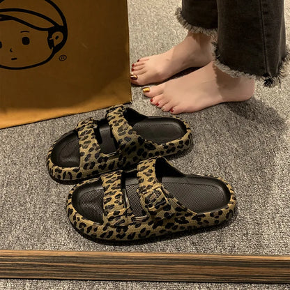 Leopard Cloud Slides | כפכפי נוחות